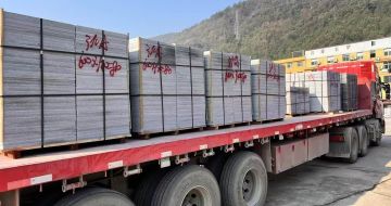 张家界 芝麻灰地铺石出货日常