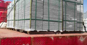 张家界 芝麻白火烧规格板地铺石300*600/600*600