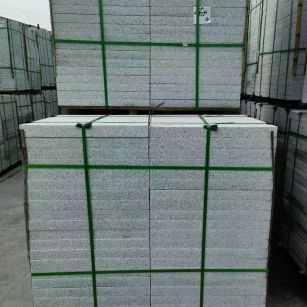 张家界 芝麻白火烧，园林广场市政工程地铺石，1.8~5.0厚均有现货