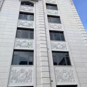 张家界 白麻荔枝面花岗岩别墅外墙干挂