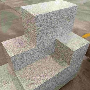 张家界 白麻花岗岩荔枝面地铺石