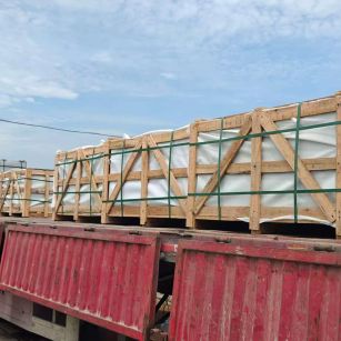 张家界 芝麻白花岗岩地铺石出口专车-泰国游