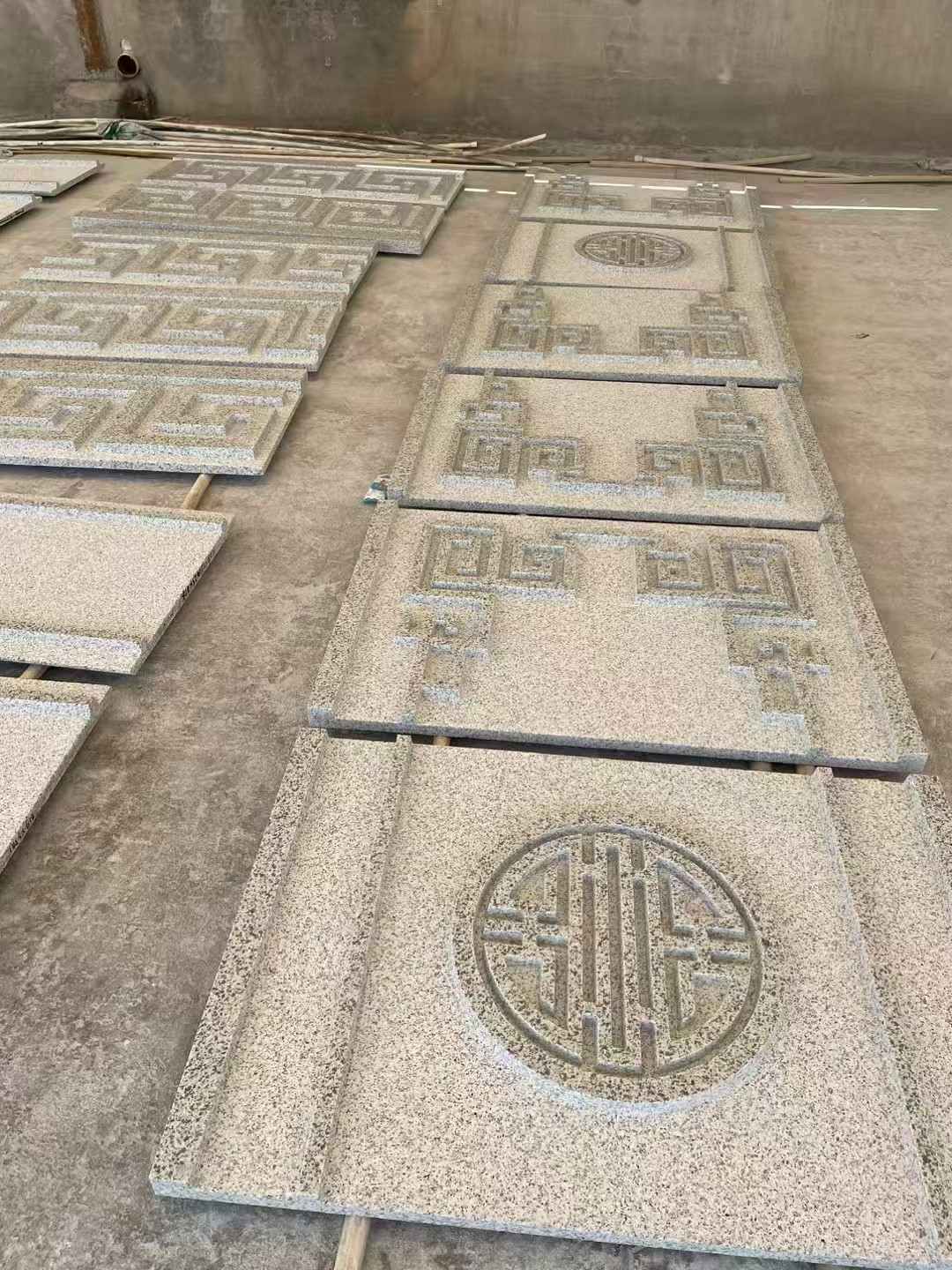 张家界 白麻花岗岩外墙立面雕刻板