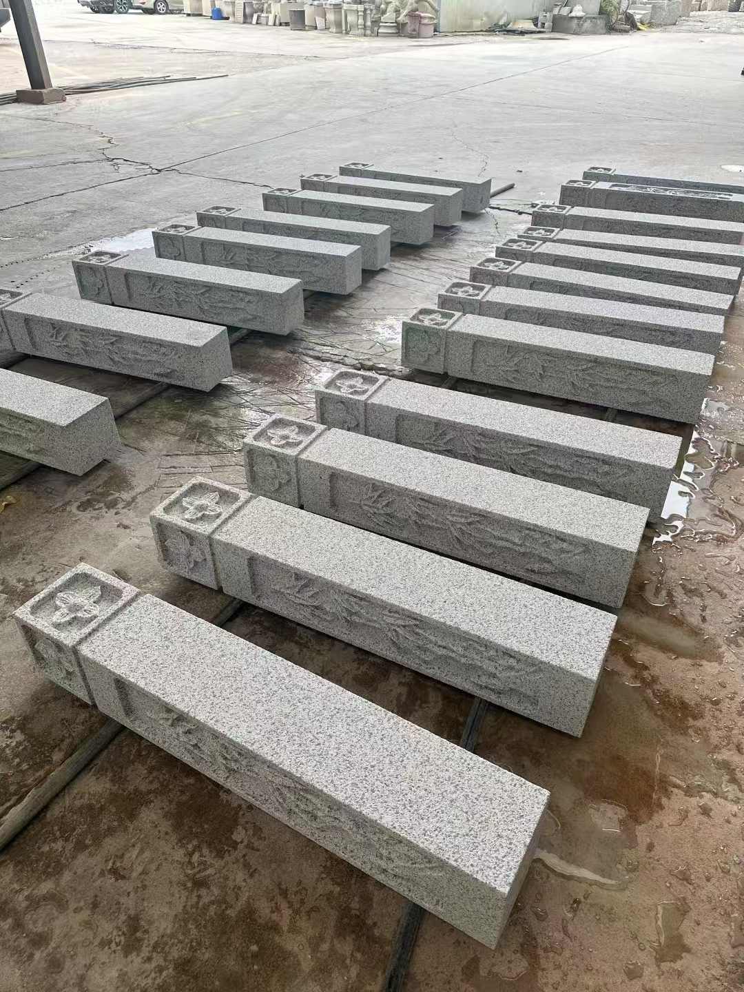 张家界 白麻方柱雕花防水