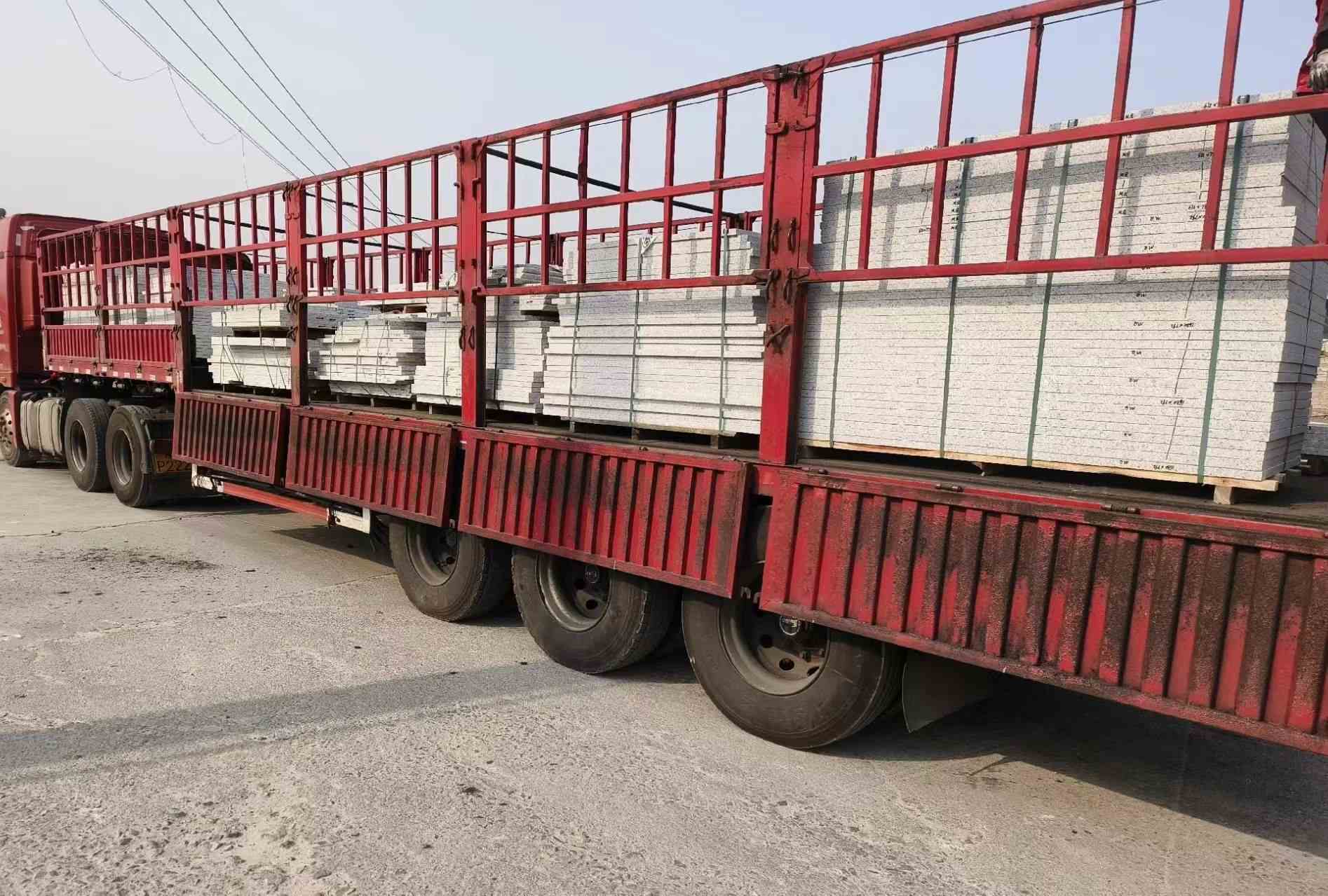 张家界 白麻荔枝面外墙干挂，工厂装车日常