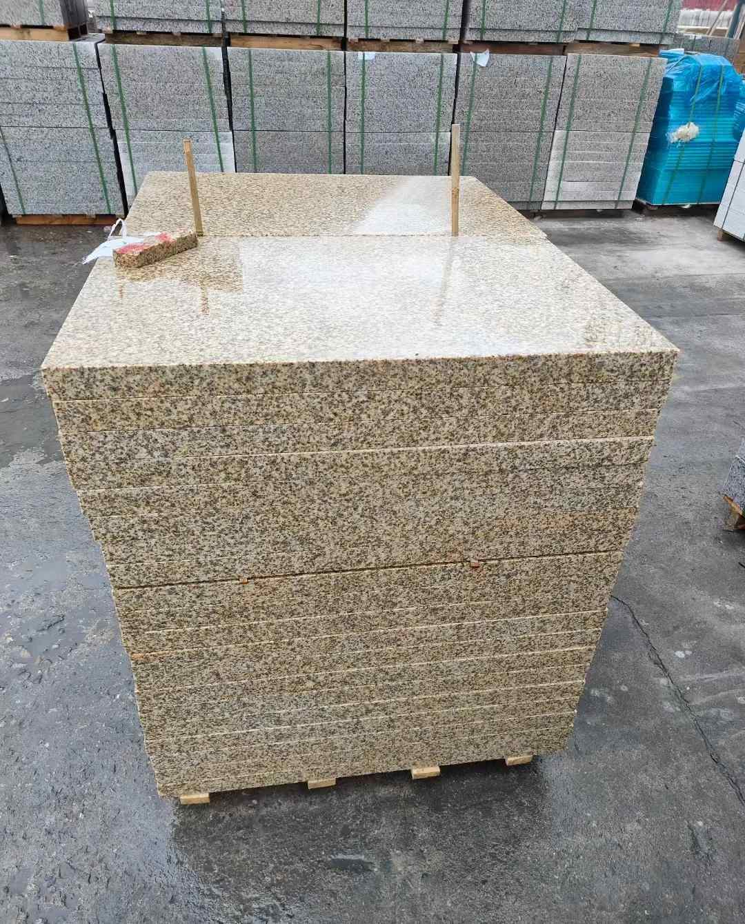 张家界 湖北黄金麻花岗岩石材荔枝面外墙石材