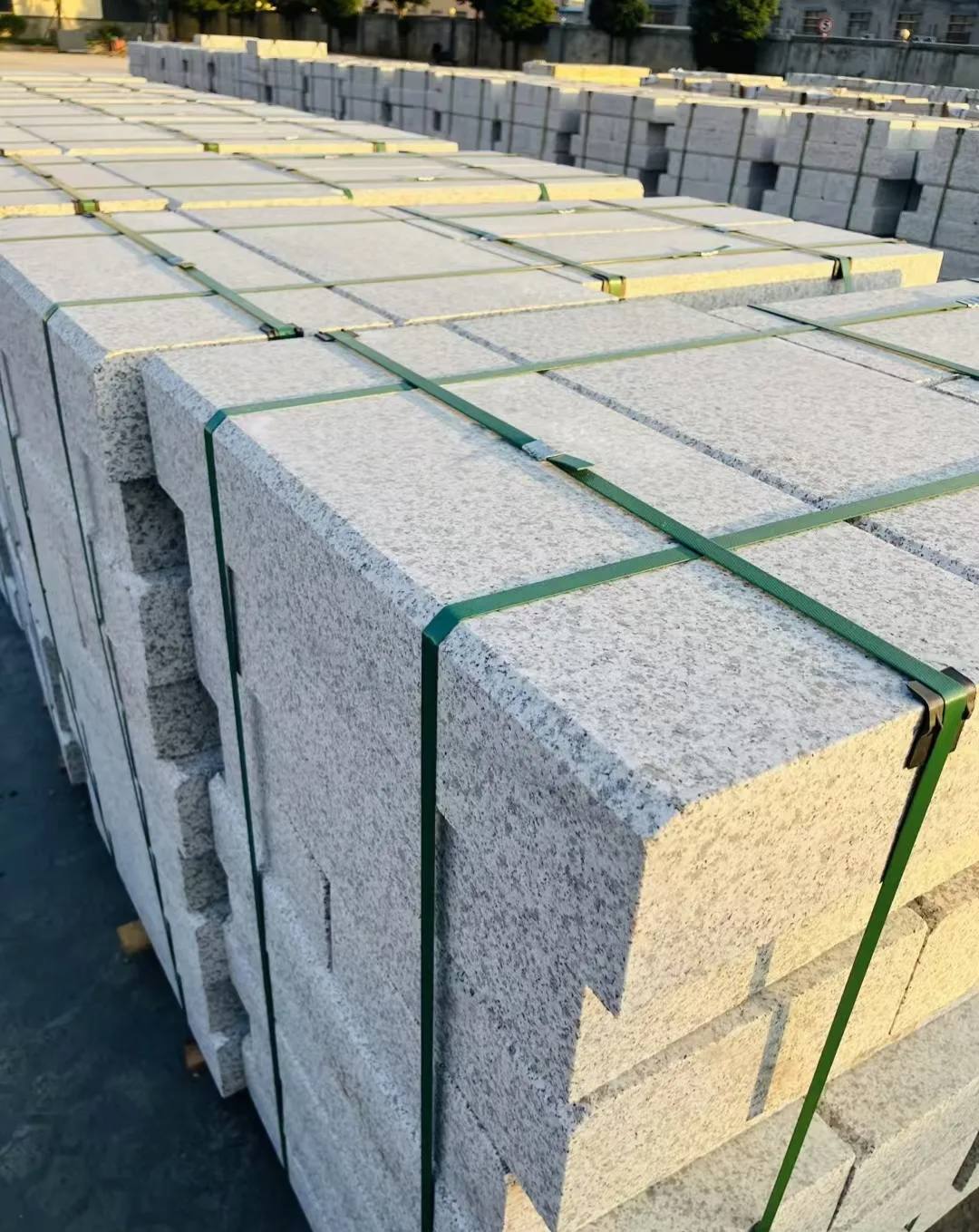 张家界 白麻花岗岩路沿石，马路牙子，路缘石，平石，立缘石等