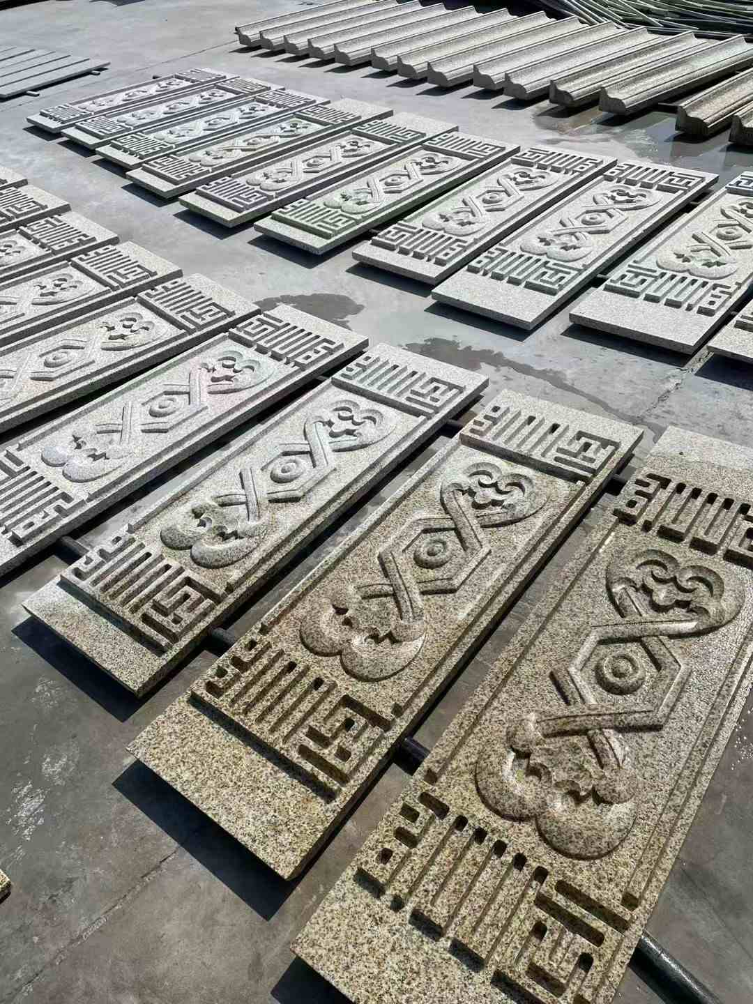 张家界 黄金麻花岗岩外墙雕刻板