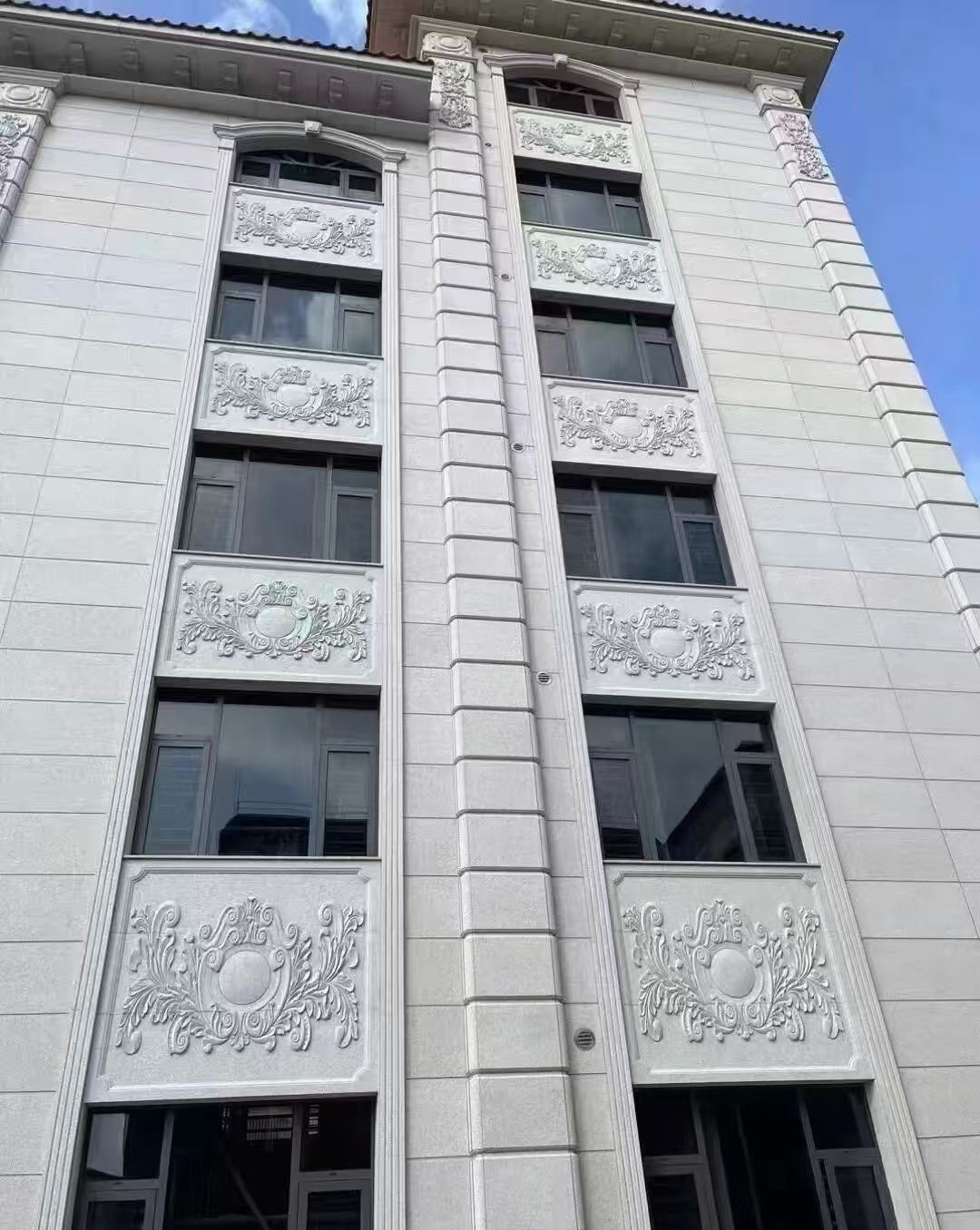 张家界 白麻荔枝面花岗岩别墅外墙干挂