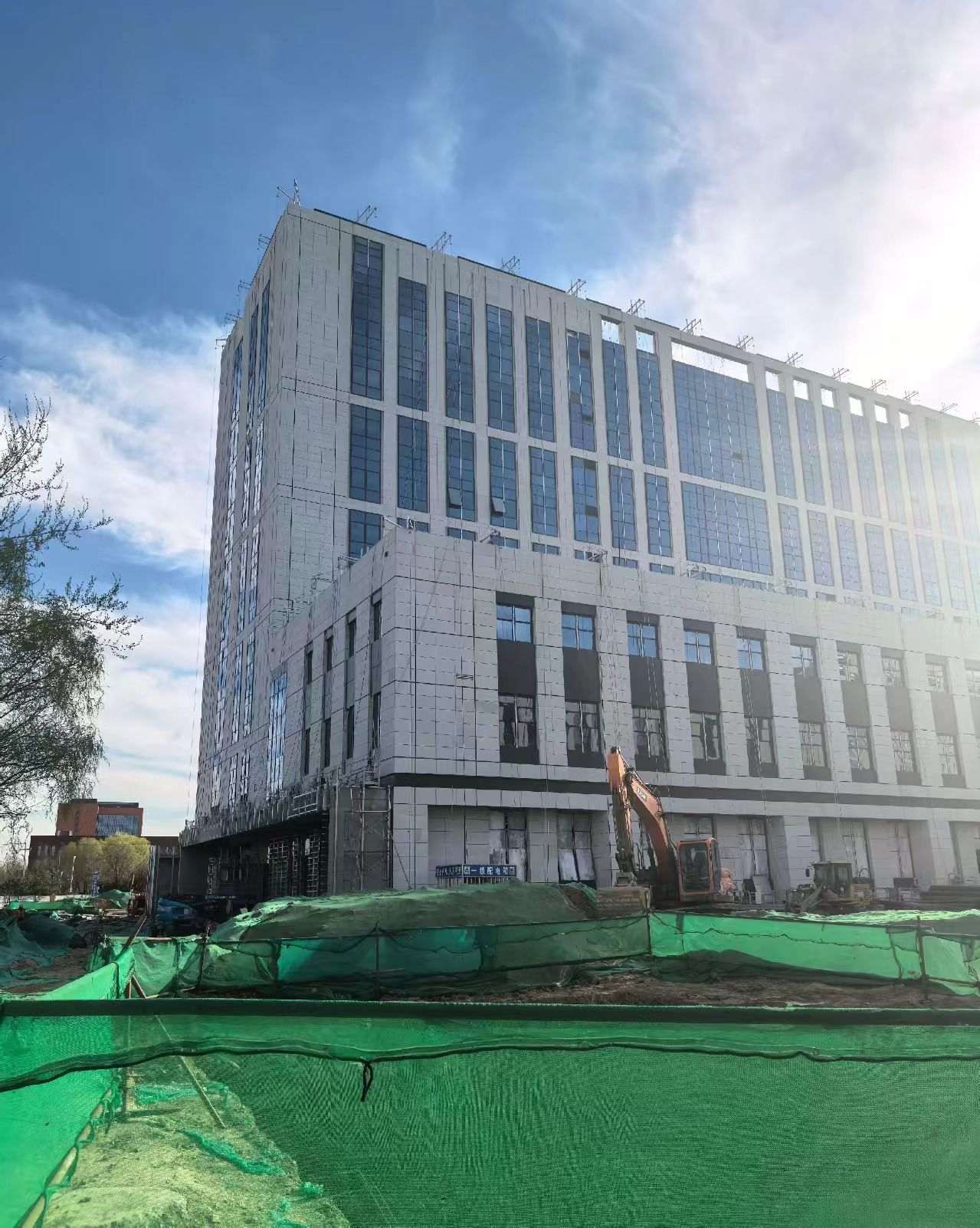 张家界 白麻花岗岩石材外墙干挂